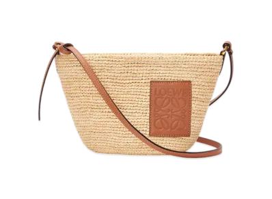 LOEWE Slit Pochette Bag "Natural/Tan"