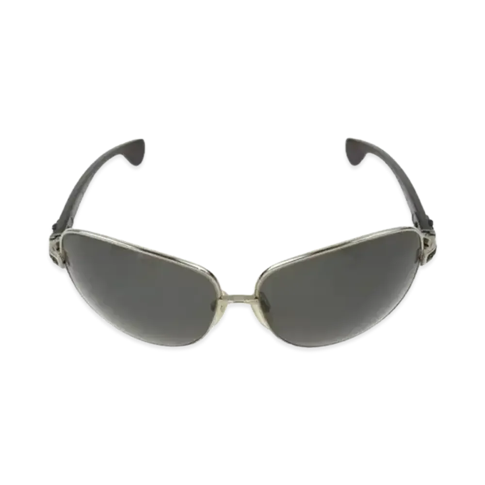 Chrome Hearts Twinkie Ebony Wood Temple Sunglasses "Black"