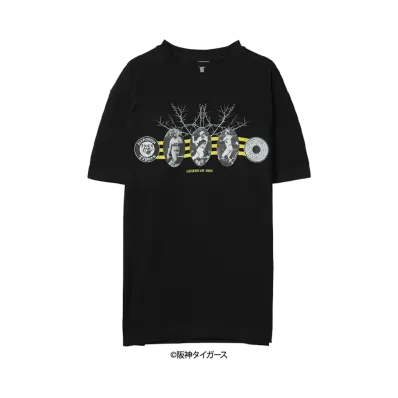 阪神タイガース90周年記念 \ VOYAGE KIDS LEGEND OF 1985 TEE "KAMINARI" by feel the rain "BLACK"