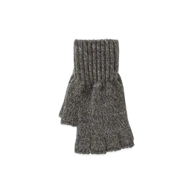 Barbour Men's Lambs Wool Fingerless Gloves "Olive"