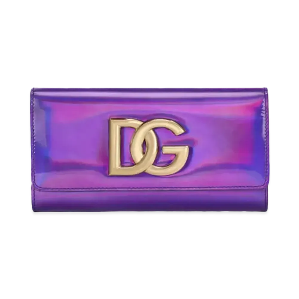 Dolce&Gabbana 3.5 Clutch Strobo Calfskin "Violet"