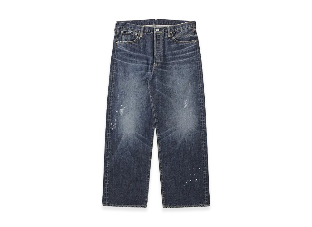 visvim Social Sculpture 01 Wide DMGD-1 "Indigo"