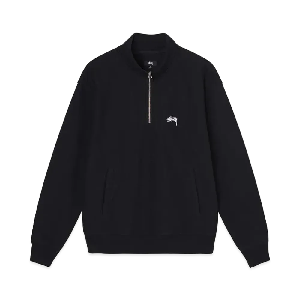 Stussy OVERDYED STOCK LOGO MOCK "Black"