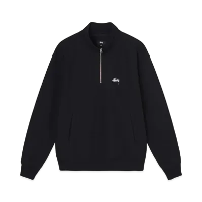 Stussy OVERDYED STOCK LOGO MOCK "Black"