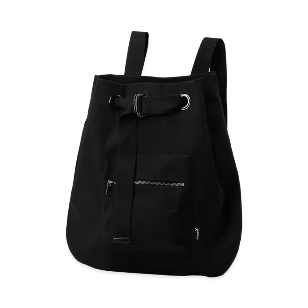 Ground Y Camp Canvas 4 Way Bag "Black"