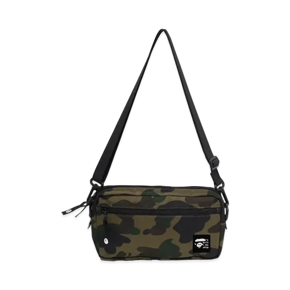 A BATHING APE 1st Camo Cordura Mini Shoulder Bag "Green"