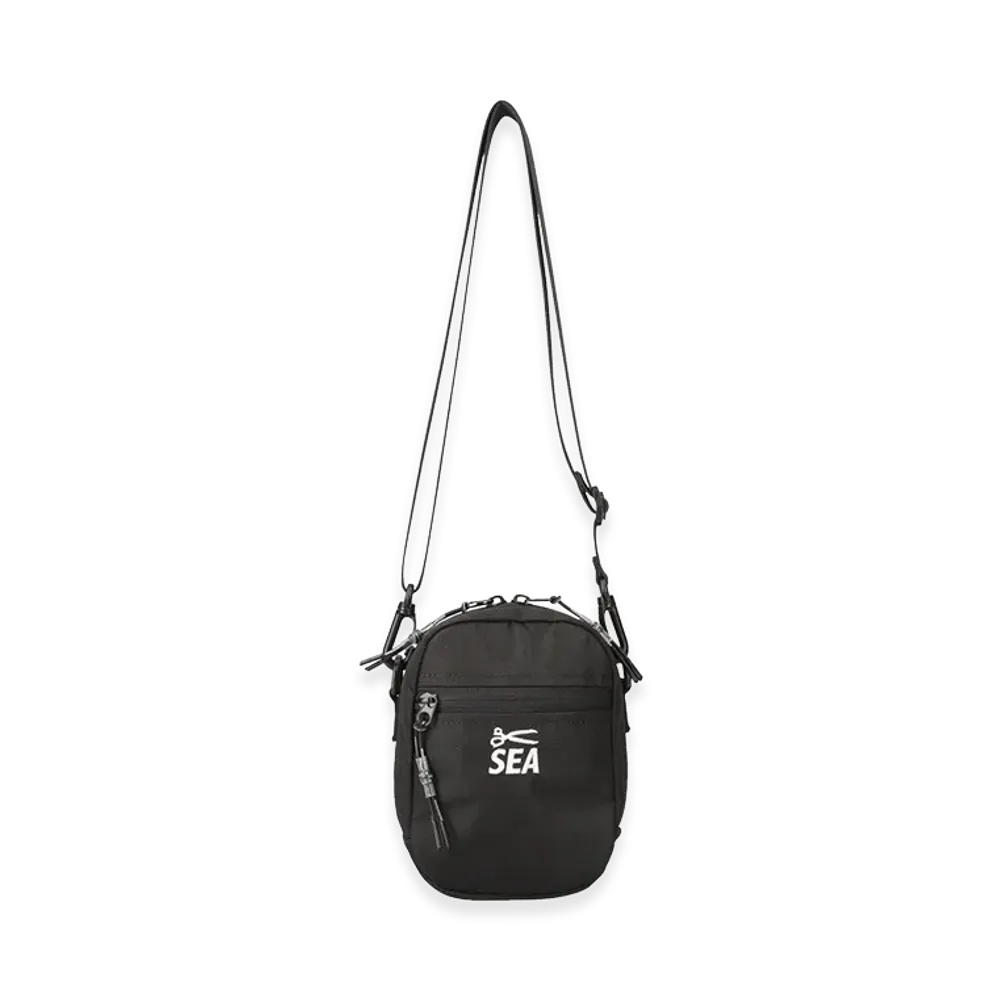 WIND AND SEA x DENHAM Mini Shoulder Bag "Black"