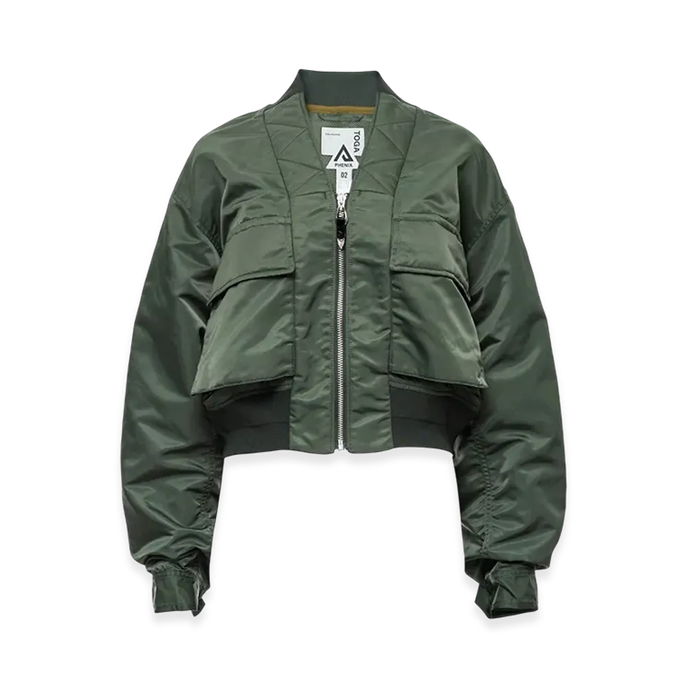 TOGA x PHENIX Type P-011 Convertible Utility Tech Shirt Jacket "Khaki"