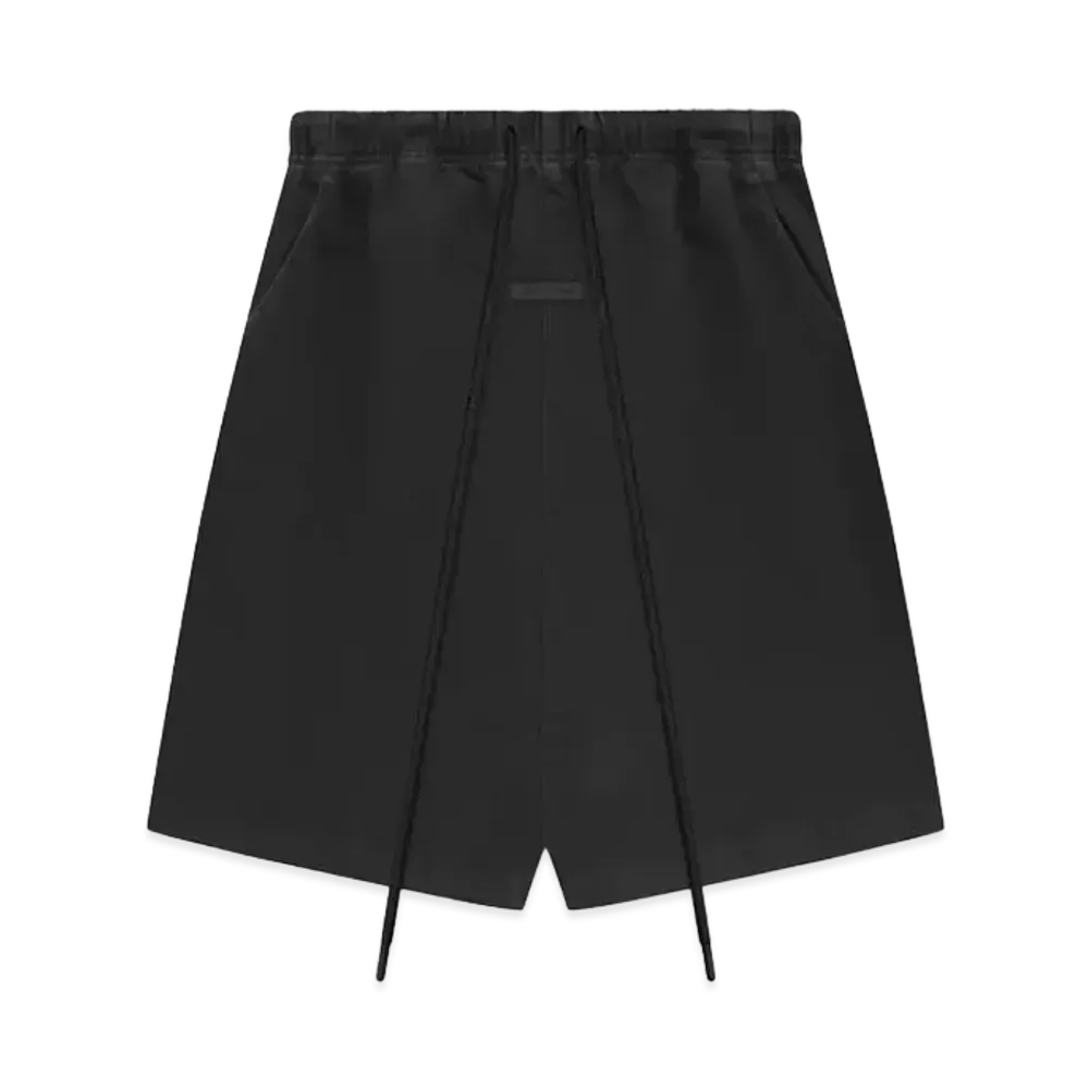 FEAR OF GOD ESSENTIALS Denim Relaxed Shorts "Overdye Black Denim"