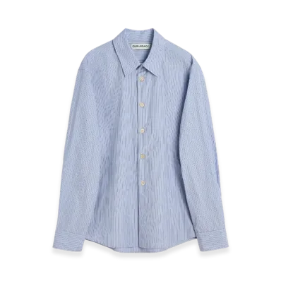 OUR LEGACY Beyond Shirt "Typewriter Stripe Poplin"