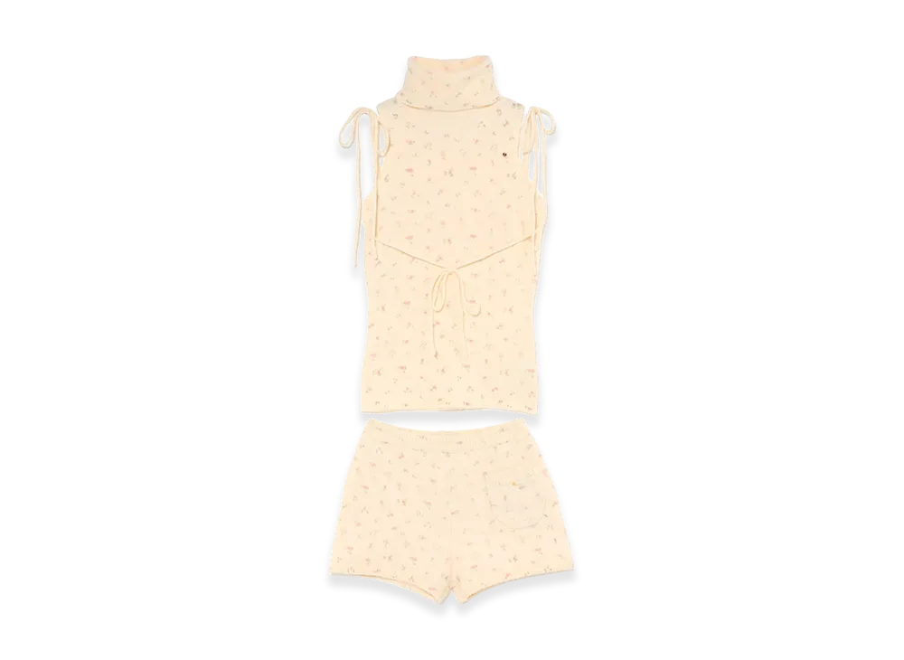 ANDMARY Women's Rosie Flower Knit Set Up "Pink"