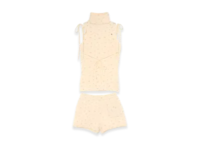 ANDMARY Women's Rosie Flower Knit Set Up "Pink"
