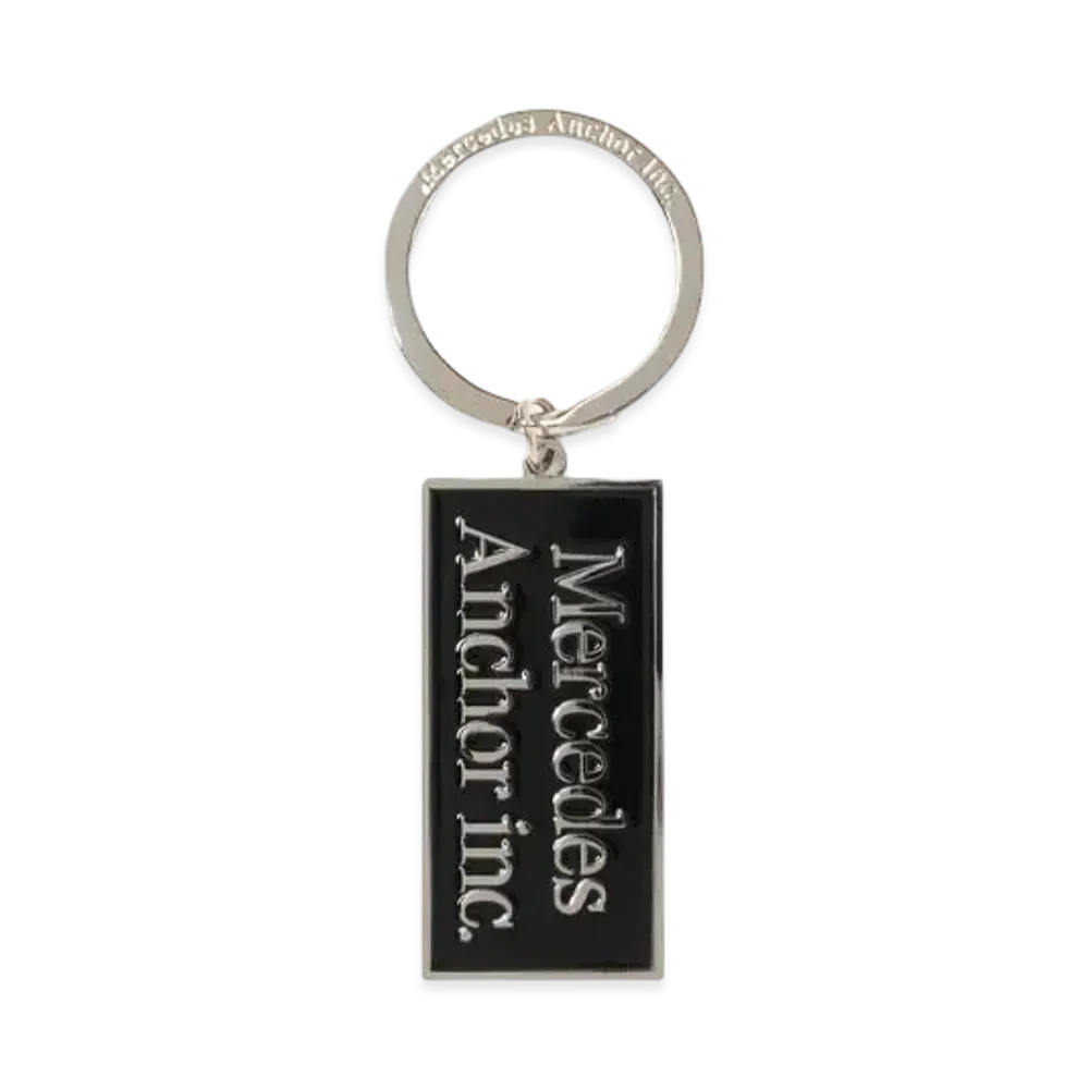 Mercedes Anchor inc. Logo Keychain "Silver"