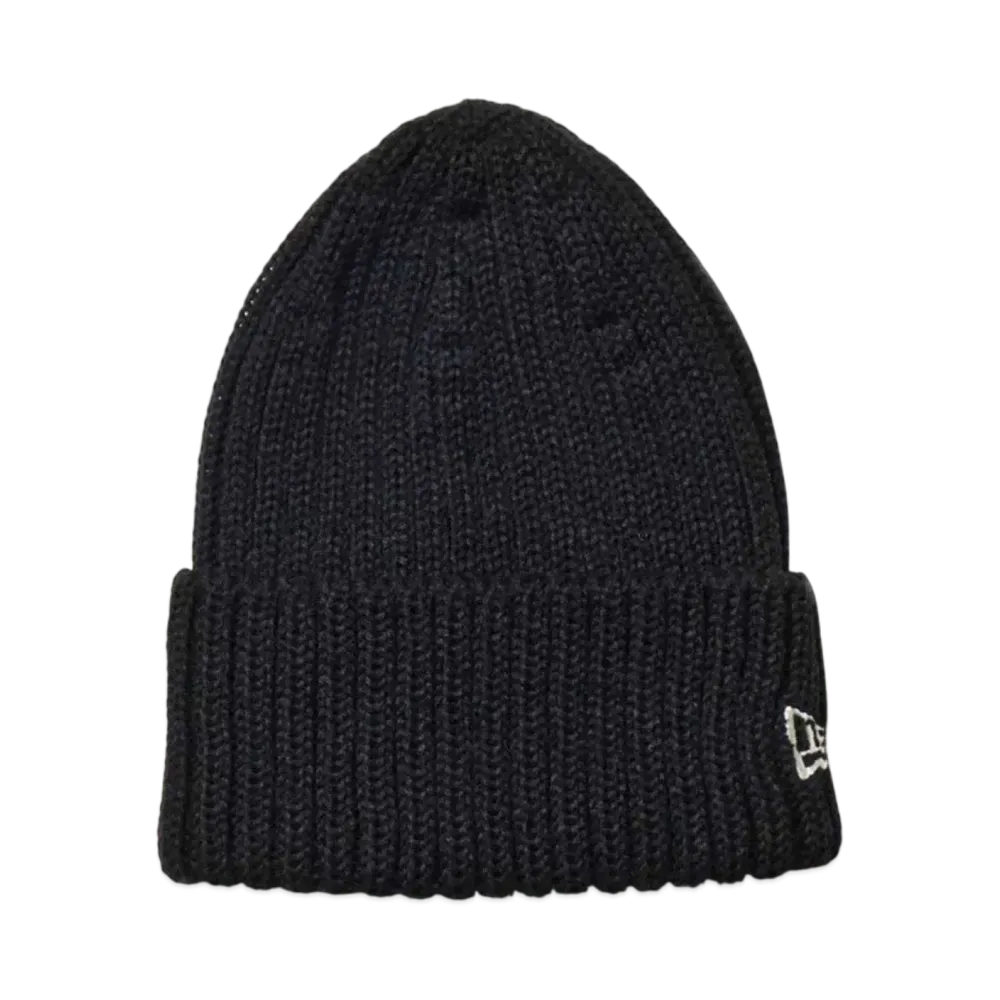 NEW ERA Rib Cuff Knit Whole Garment "Black"