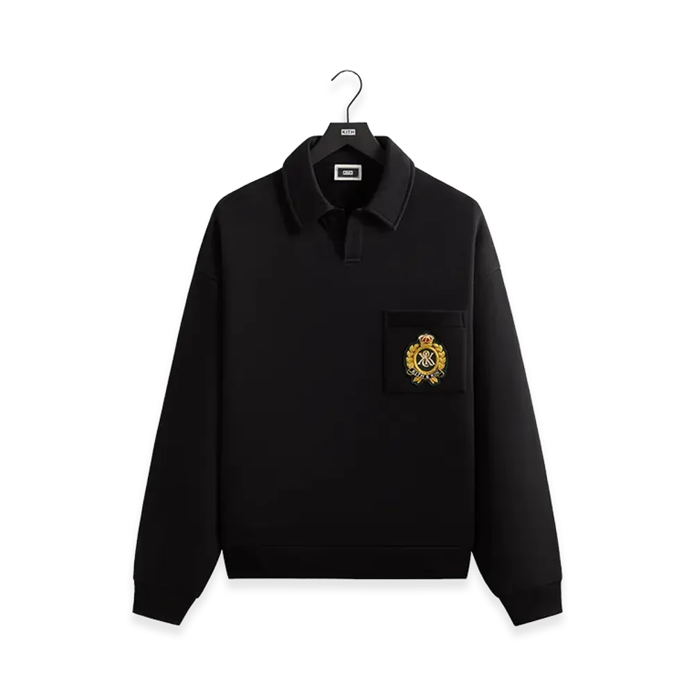 Kith Bullion Lauel Crest Nelson Pocket Rugby "Black"