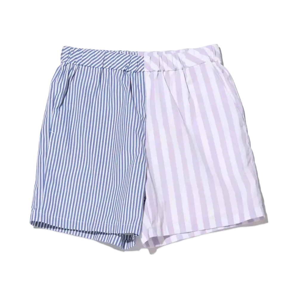 atmos pink Docked Striped Shorts "Purple/Bule"