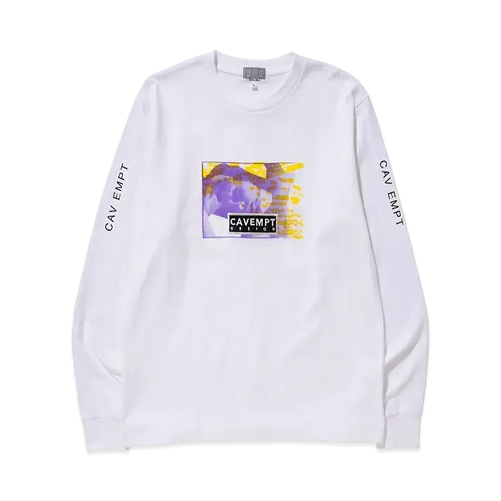 Cav Empt (C.E) DESIGN LONG SLEEVE T "White"