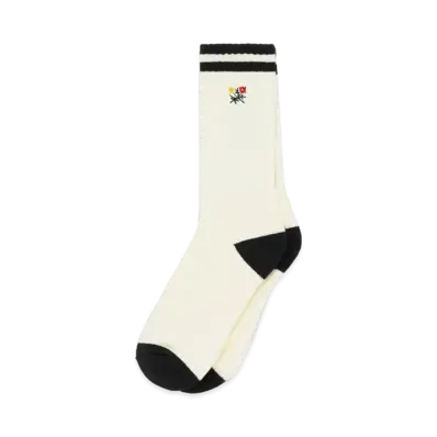 Aime Leon Dore Striped Crest Sock "White&Black"