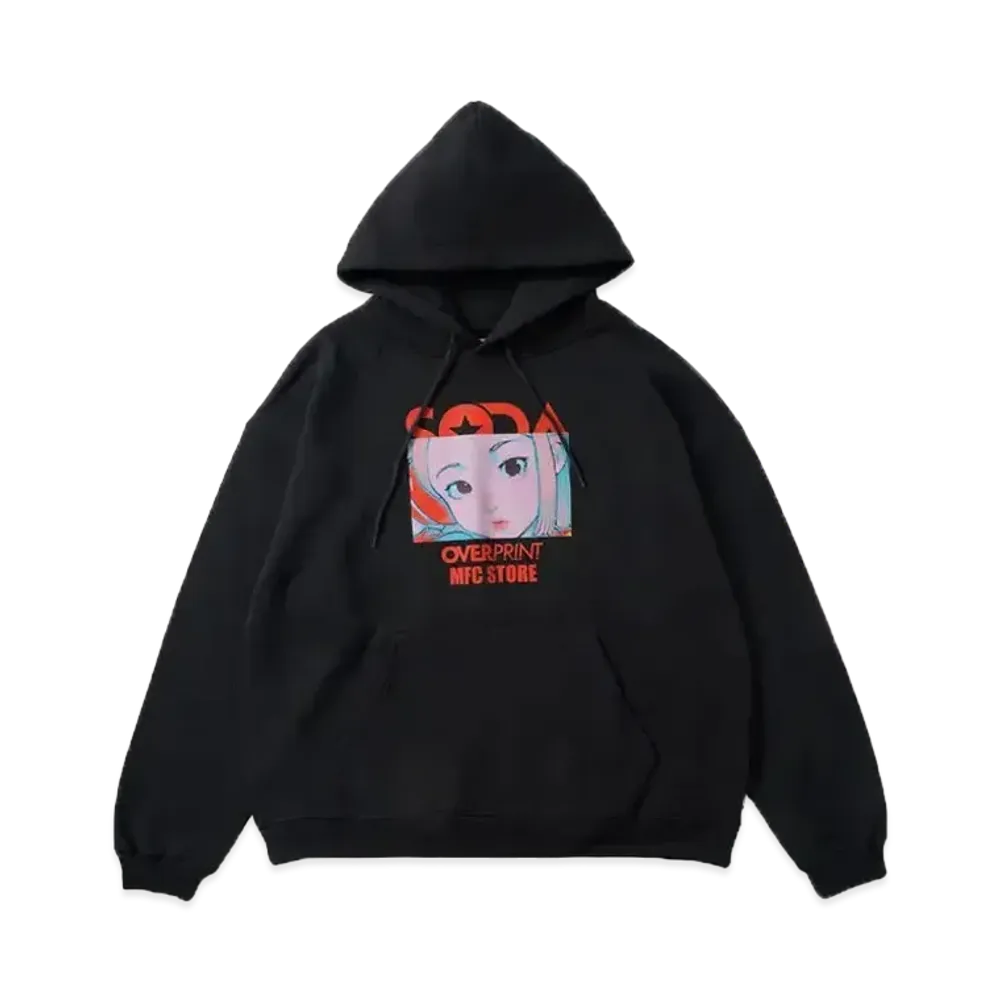 MFC STORE x over print x DJ SODA Ver. Cotoh Hoodie "Black"