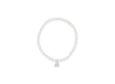 WIND AND SEA IVX Japan WDS Pearl Bracelet "White"