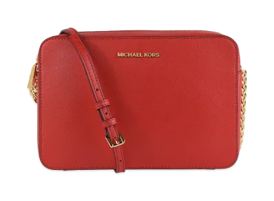 MICHAEL KORS Women's Crossbodies LG EW "Red"