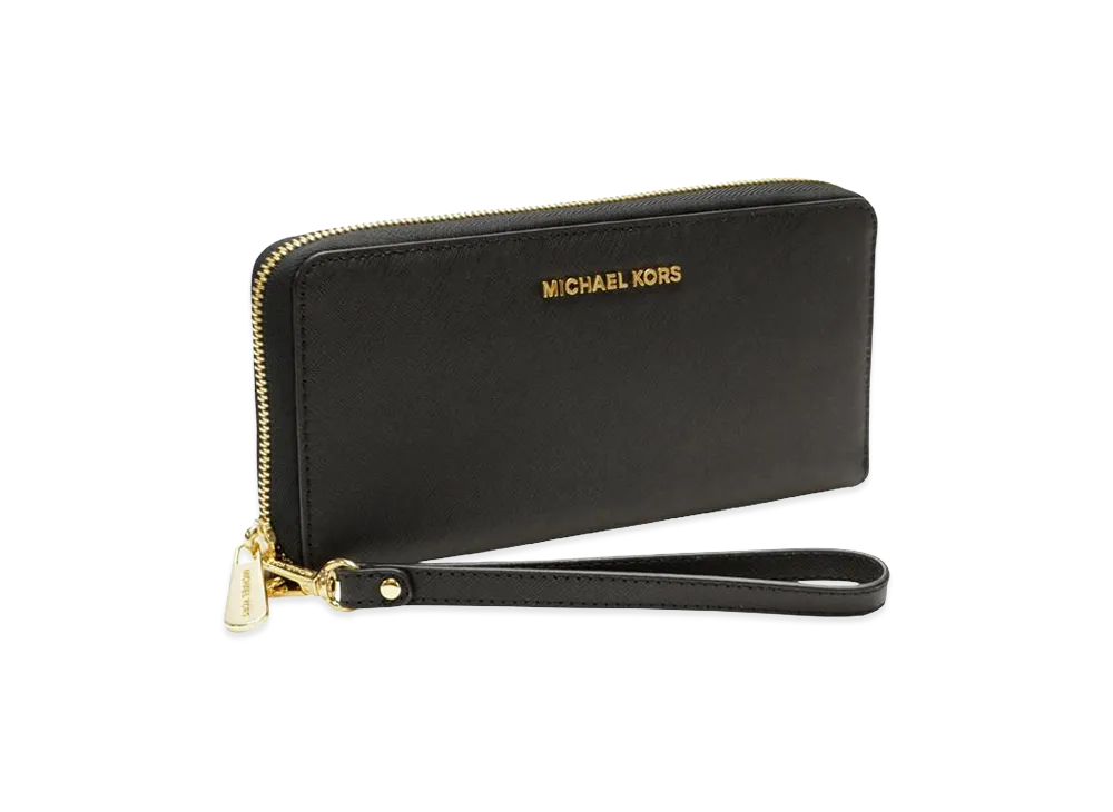 MICHAEL KORS Jet Set Travel Wallet "Black"