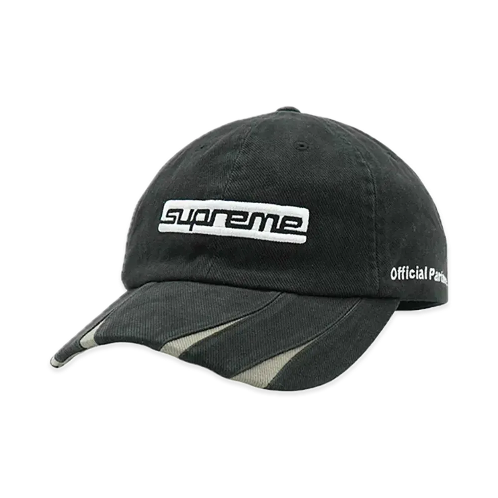 Supreme Jagged Visor 6-Panel "Black"