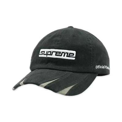 Supreme Jagged Visor 6-Panel "Black"