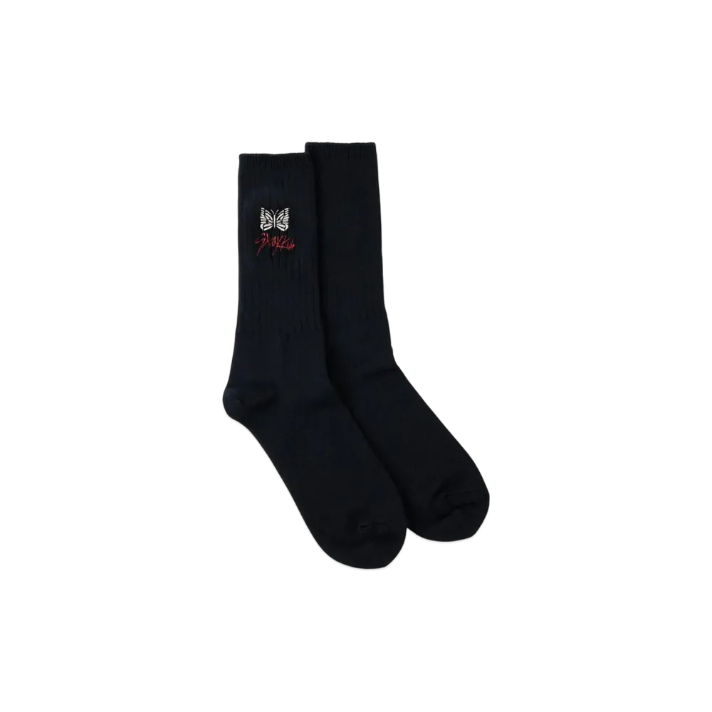 NEEDLES x Stray Kids Socks "Black"