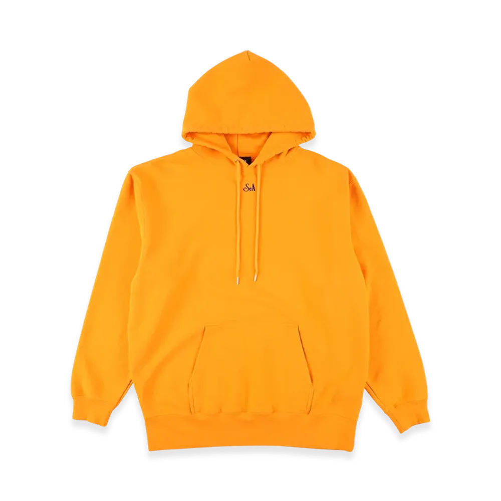 WIND AND SEA Back Print Hooded Sweatshirt "Orange"