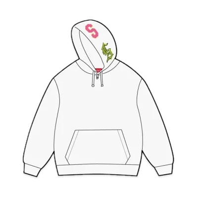 Supreme Multi S Logo Hooded Sweatshirt "White"