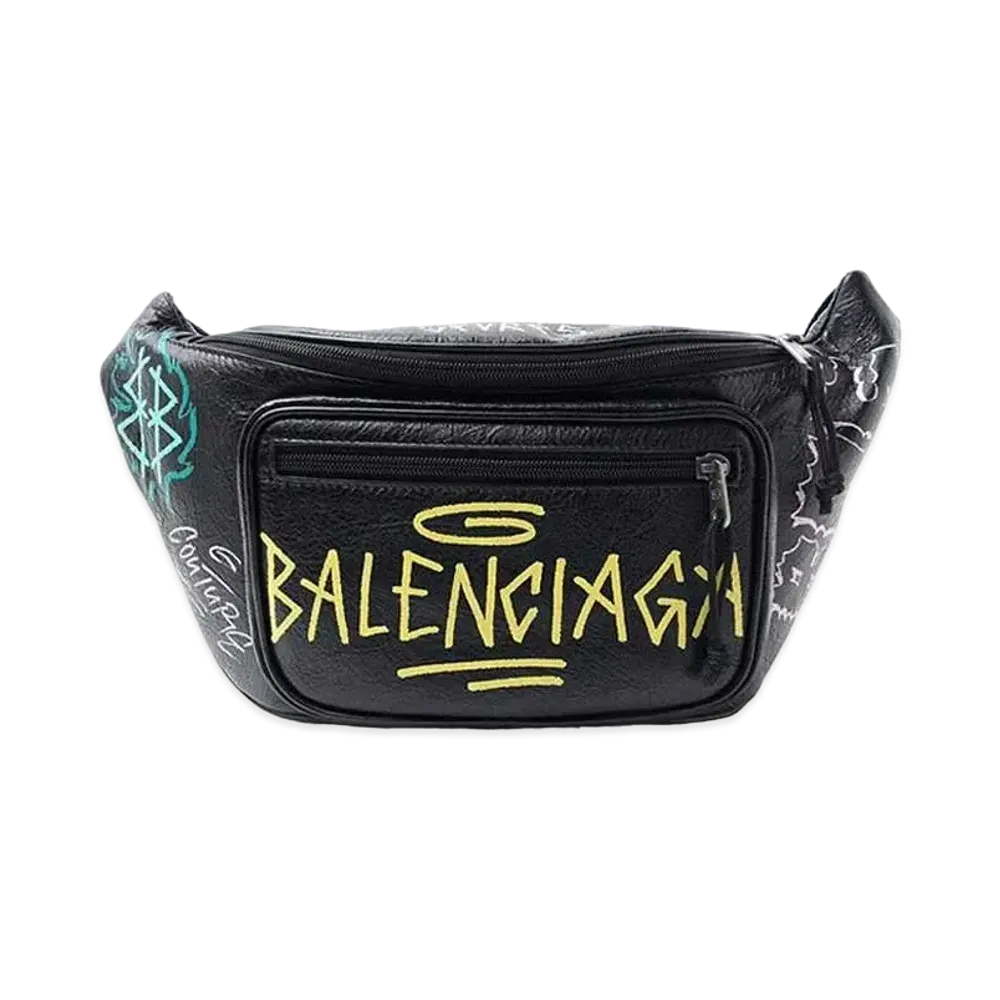BALENCIAGA Explorer Graffiti Belt Bag