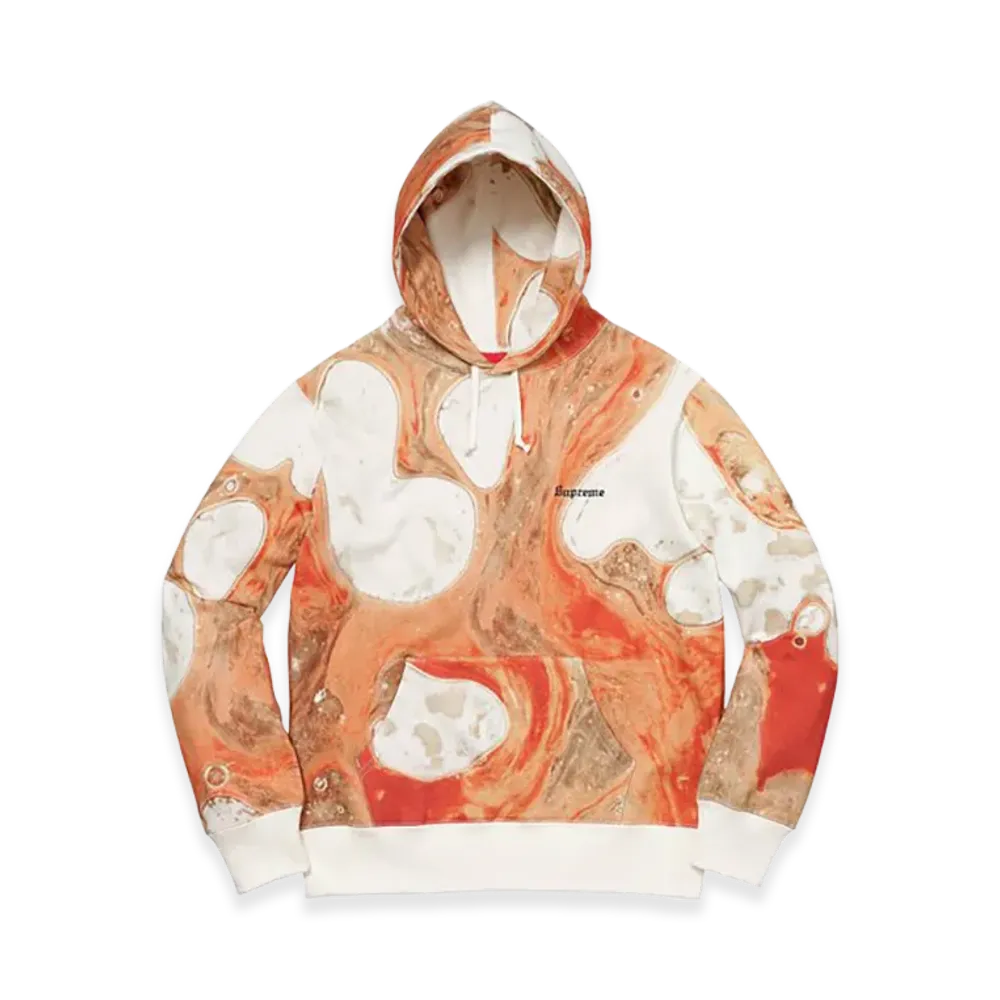 Supreme Blood and Semen Hooded Sweatshirt "White"