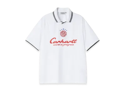 Carhartt WIP S/S Terrace Football T-Shirt "Heart Train Jacquard/White"