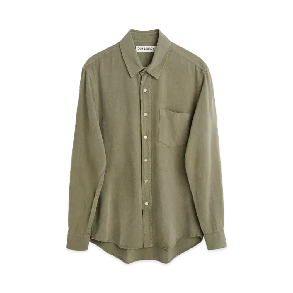 OUR LEGACY Classic Shirt Silk "Peafowl"