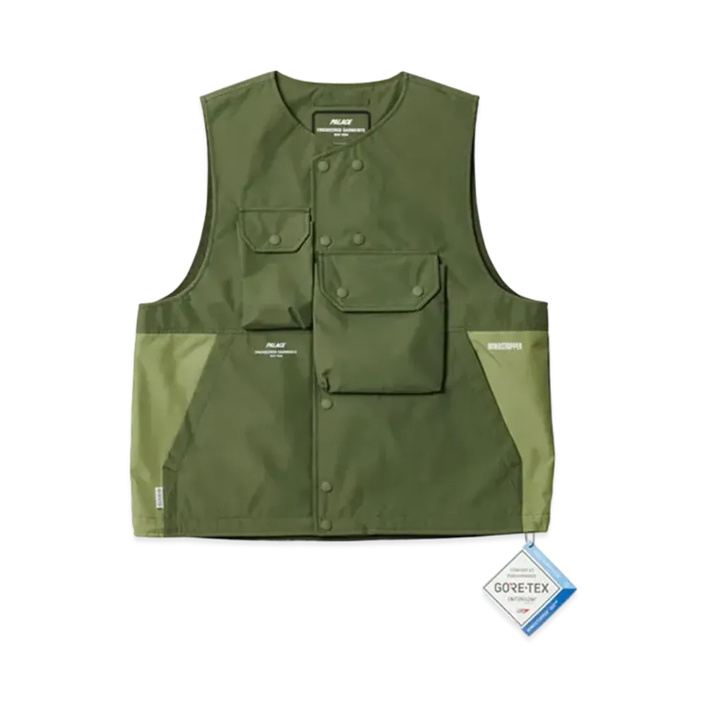 PALACE Engineered Garments Gore-tex Infinium Cover Vest "Olive"