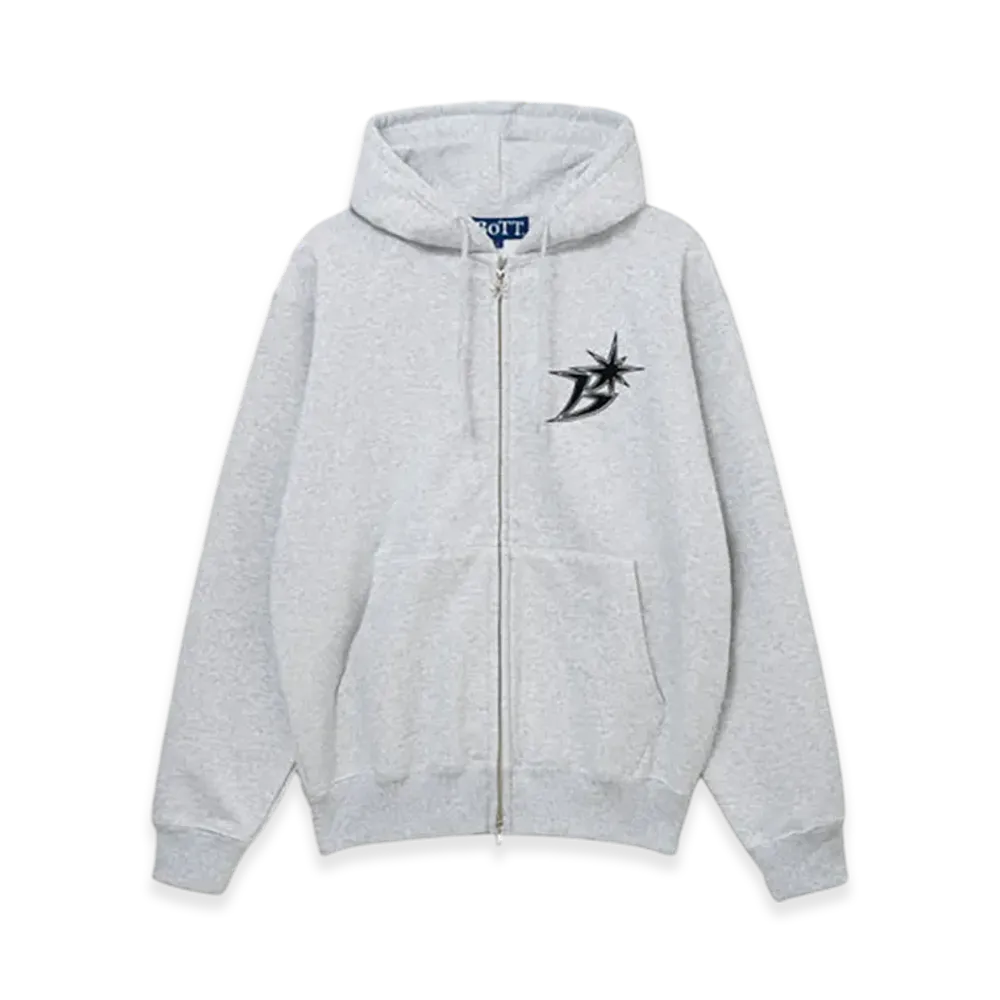 BoTT B Logo Zip Hoodie "Ash"