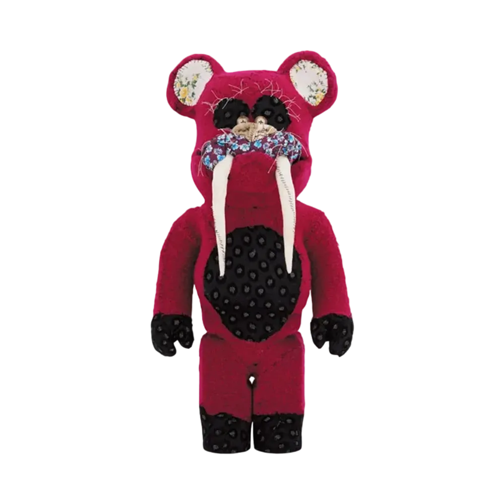 MEDICOM TOY "BEARBRICK" -Anne Valerie Dupond ONE OF KIND- Fangs 1000%