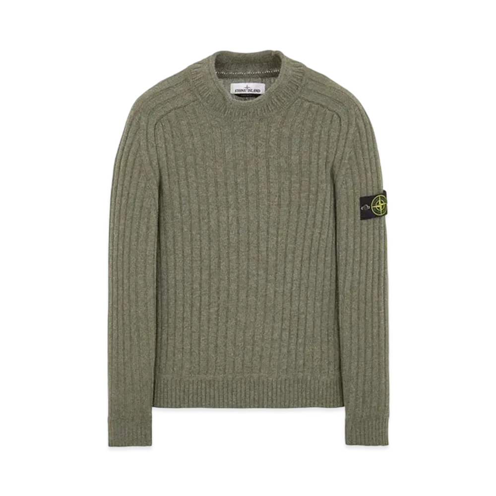 Stone Island 537B6 GEELONG WOOL "Sage Green"