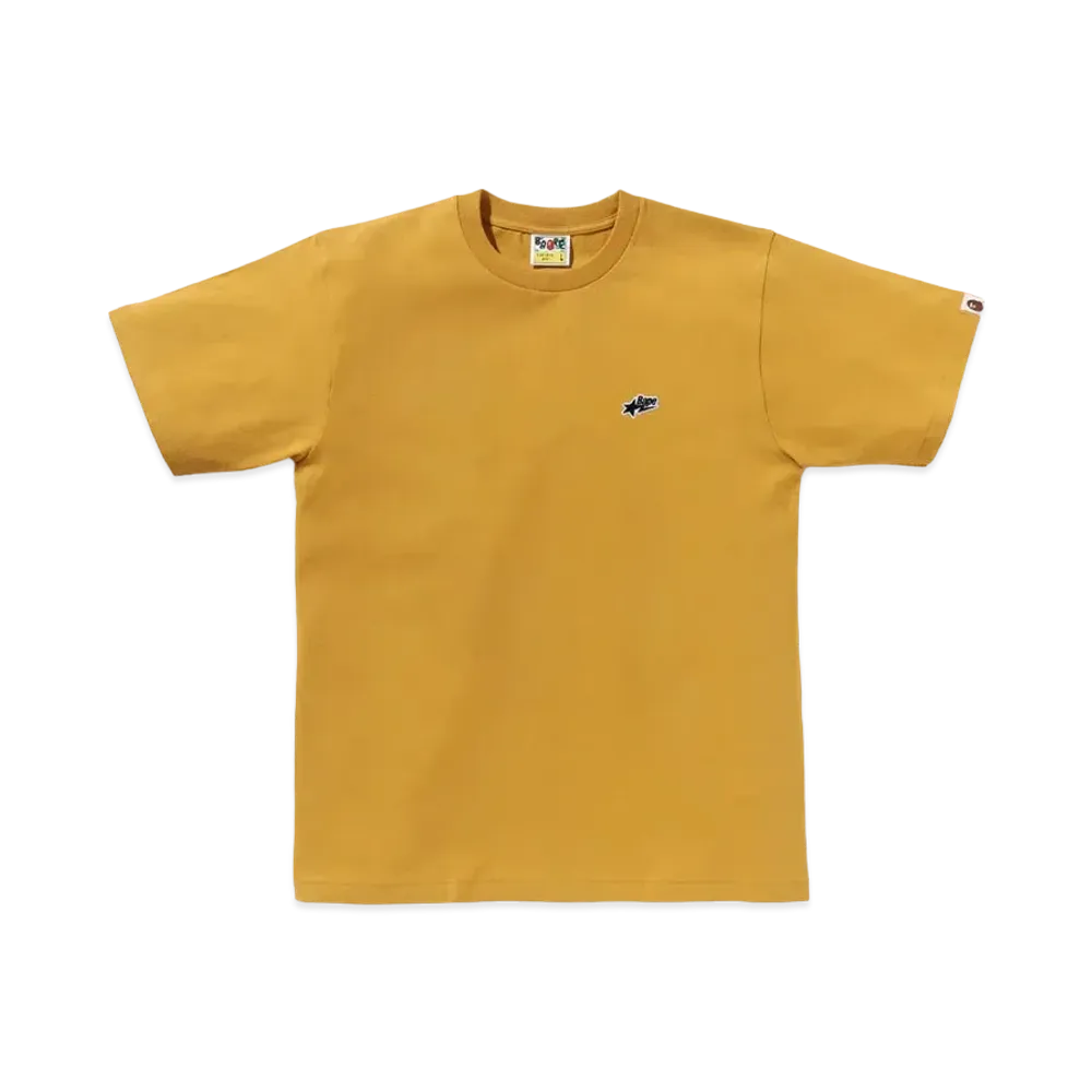 A BATHING APE STA One Point Tee "Yellow"