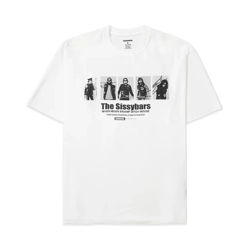 NEIGHBORHOOD x Osamu Nagahama . Tee SS-3 "White"