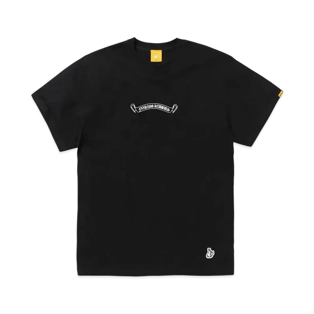 FR2 Embroidery Cross Rabbits T-Shirt "Black"