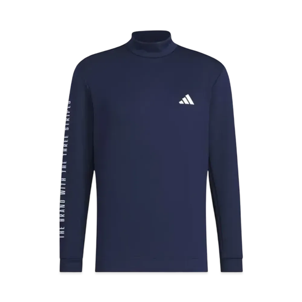 adidas Warding Mockneck Long Sleeve Shirt "Collegiate Navy"
