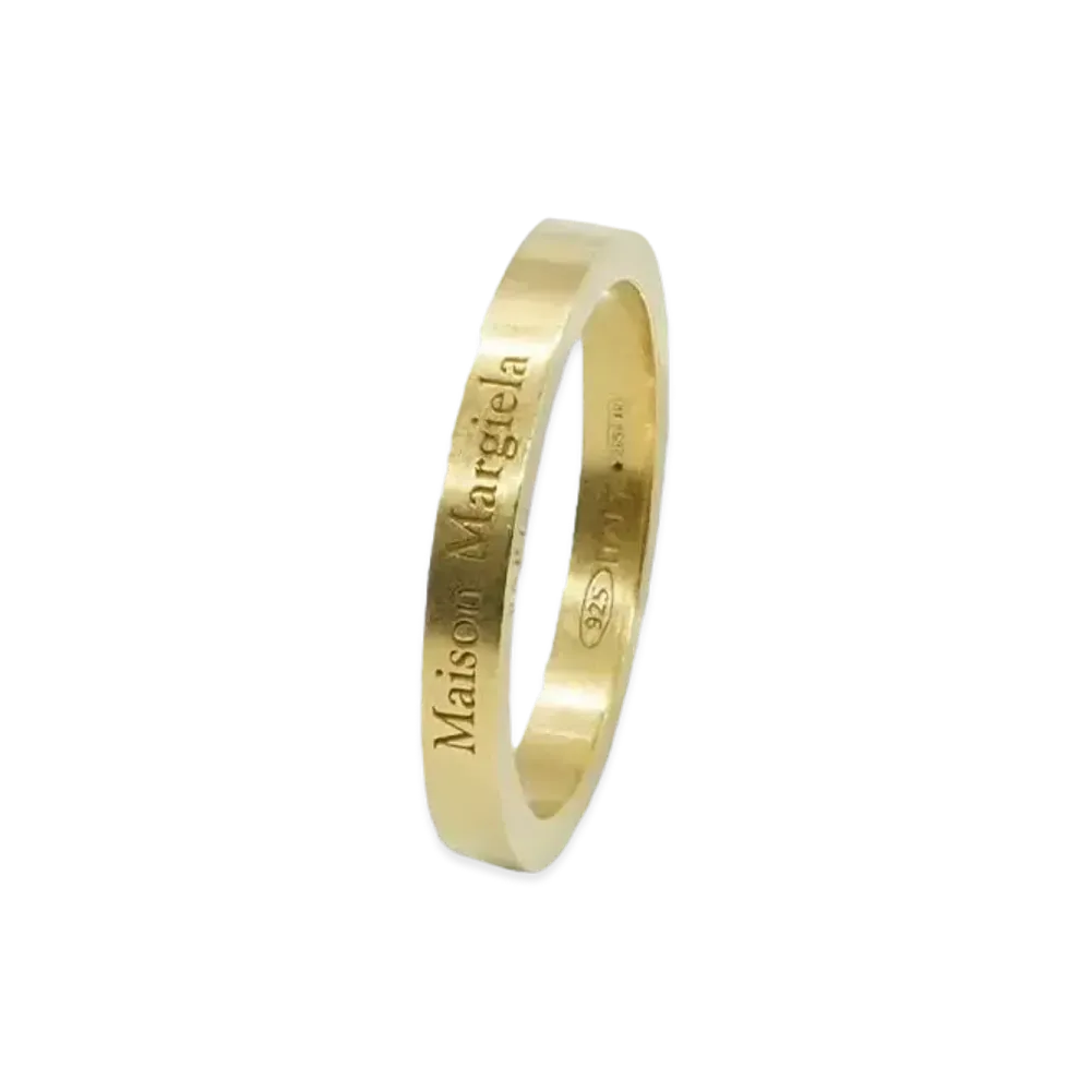 Maison Margiela RING "Yellow Gold Plating Burattato"