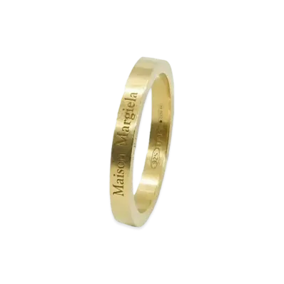Maison Margiela RING "Yellow Gold Plating Burattato"