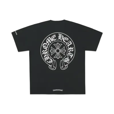 Chrome Hearts Horseshoe Logo Pocket T-Shirt Fuck You Sleeve "Black"