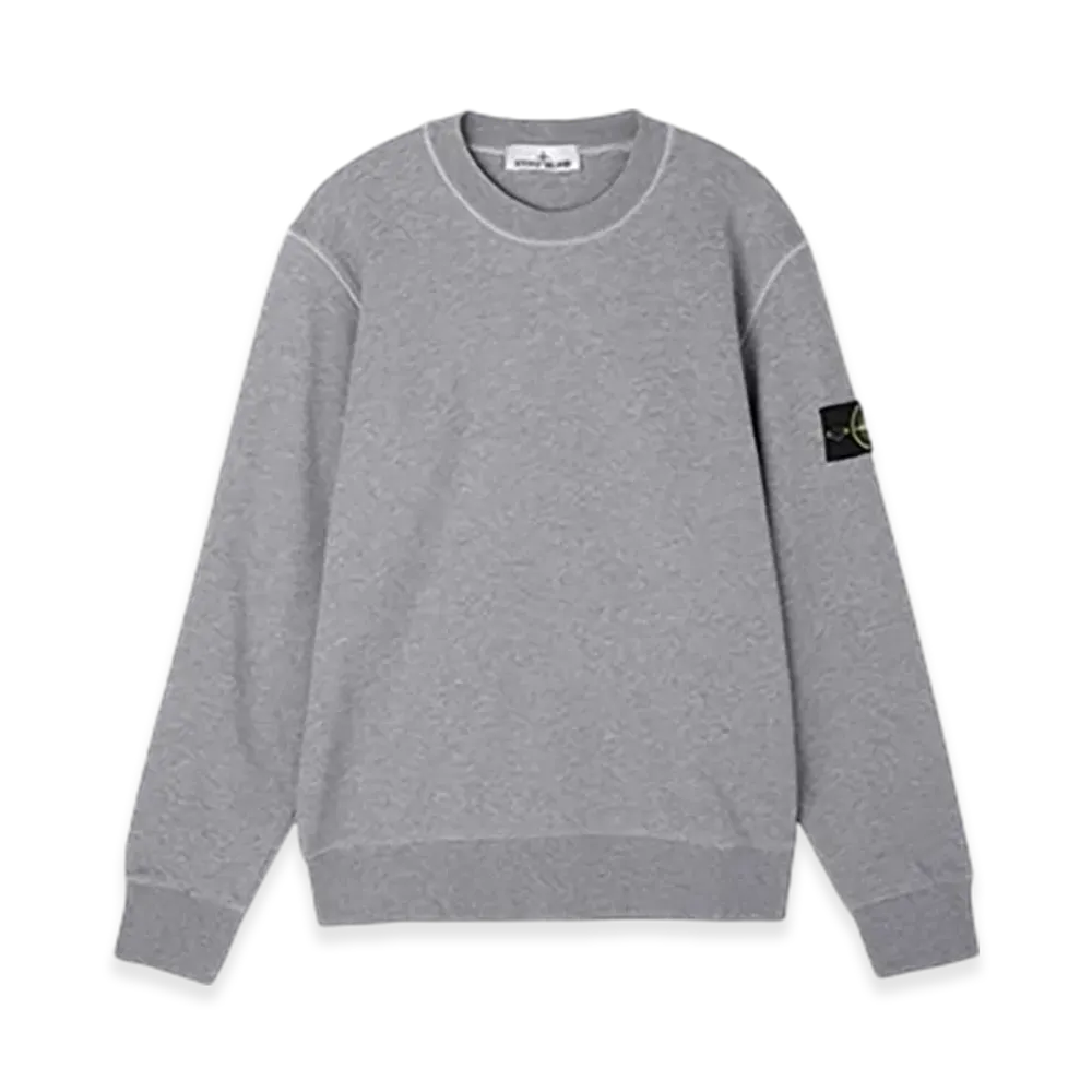 Stone Island Sweatshirt 6100044 Organic Cotton Fleece "Melangegrey"