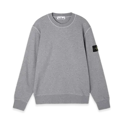 Stone Island Sweatshirt 6100044 Organic Cotton Fleece "Melangegrey"