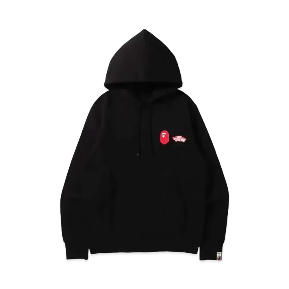 A BATHING APE X VANS PULLOVER HOODIE "Black"