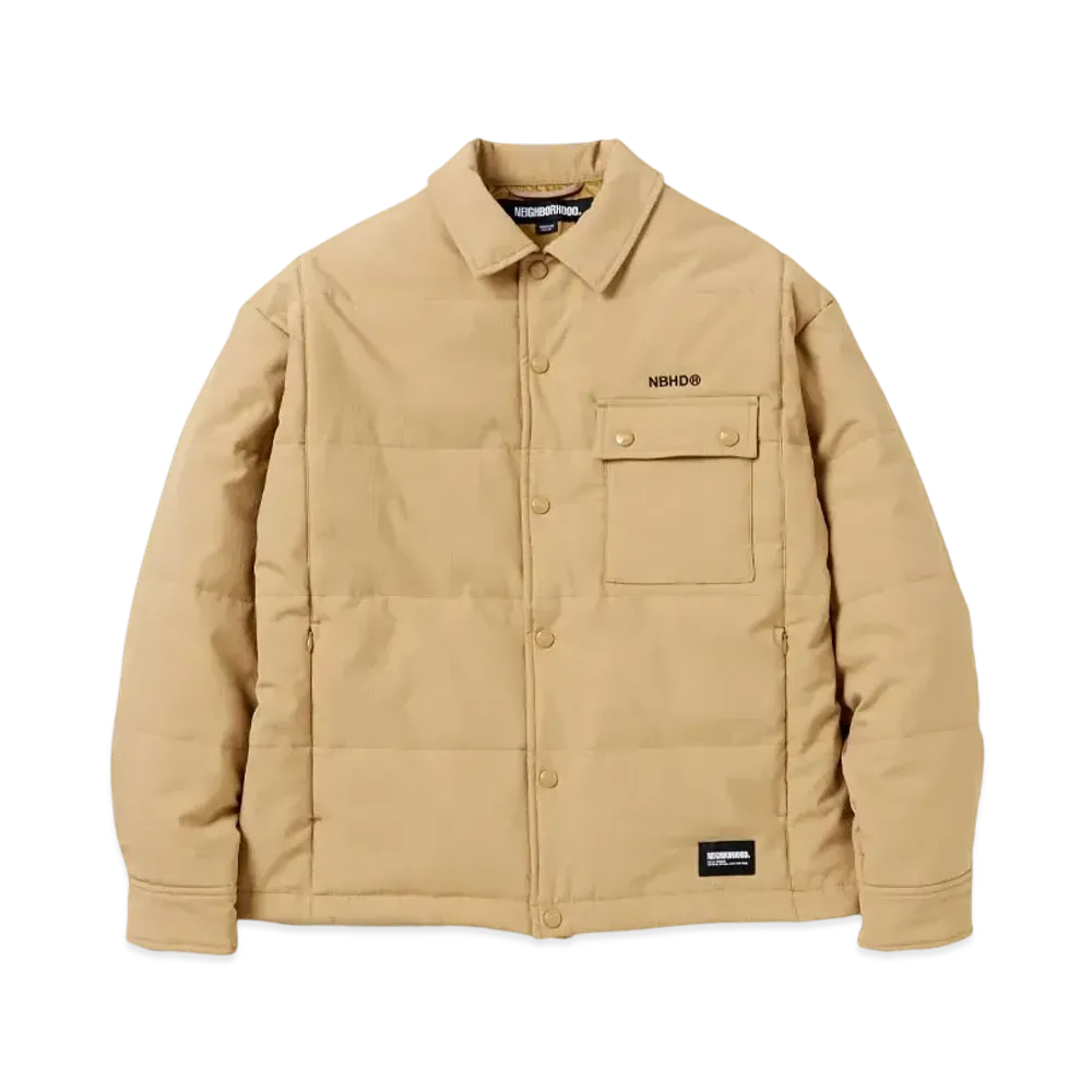 NEIGHBORHOOD Padded Shirt LS "Beige"